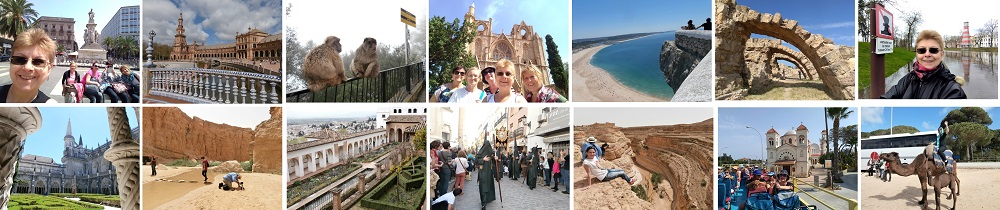 Кадри от нашите Кокоши пътешествия в Европа и Африка: паметникът на Белини в Катания на остров Сицилия; площад Испания и шествието на поклонниците в Страстната седмица преди великден в Севиля, Испания; маймуните на Гибралтар; термите на древния град Саламис и катедралата във Фамагуста, превърната в джамия след турската инвазия в Кипър; дворът на катедралата в Баталя и широката плажна ивица в Назаре, Португалия; Бреда - скритото съкровище на Нидерландия; градът на вечното лято Ларнака в Кипър; екзотиката на Танжер, Мароко; уникалните планински оазиси на Тунис.